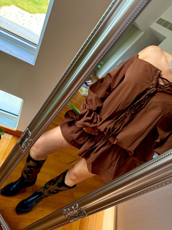 Wild choco vibes dress